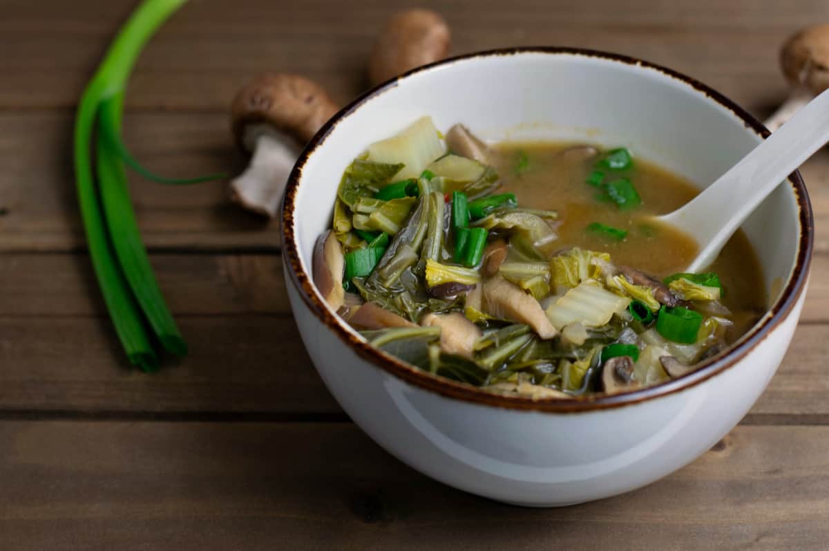 mushroom-bok-choy-soup-recipe